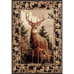 Woodside Regal Pride Multi 5 ft. 3 in. x 7 ft. 2 in. Area Rug by United Weavers