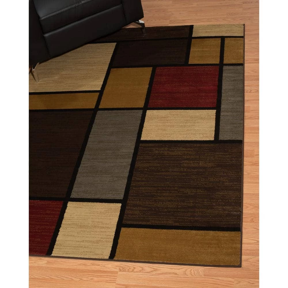 Affinity Rhombus Multi 5 ft. 3 in. x 7 ft. 2 in. Area Rug by United Weavers 8 Affinity Rhombus Multi 5 ft. 3 in. x 7 ft. 2 in. Area Rug by United Weavers - Image 6