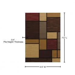 Affinity Rhombus Multi 5 ft. 3 in. x 7 ft. 2 in. Area Rug by United Weavers 12 Affinity Rhombus Multi 5 ft. 3 in. x 7 ft. 2 in. Area Rug by United Weavers -United Weavers shop multi united weavers area rugs 750 00675 58 76 1000