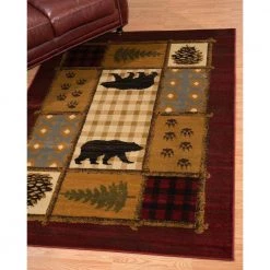 Affinity Lodge Mosaic Multi 7 ft. 10 in. x 10 ft. 6 in. Area Rug by United Weavers -United Weavers shop multi united weavers area rugs 750 05775 912 31 1000