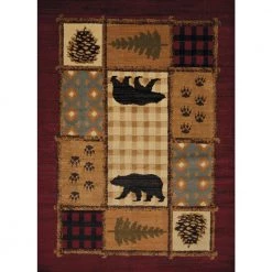 Affinity Lodge Mosaic Multi 7 ft. 10 in. x 10 ft. 6 in. Area Rug by United Weavers