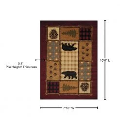 Affinity Lodge Mosaic Multi 7 ft. 10 in. x 10 ft. 6 in. Area Rug by United Weavers -United Weavers shop multi united weavers area rugs 750 05775 912 76 1000