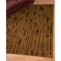 Affinity Quilted Arrow Natural 7 ft. 10 in. x 10 ft. 6 in. Area Rug by United Weavers -United Weavers shop natural united weavers area rugs 750 06317 912 31 1000