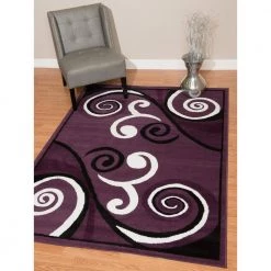 Dallas Billow Plum Runner Rug 2'3 X 7'2" by United Weavers 17 Dallas Billow Plum Runner Rug 2'3 X 7'2" by United Weavers -United Weavers shop plum united weavers area rugs 851 10582 28a 31 1000