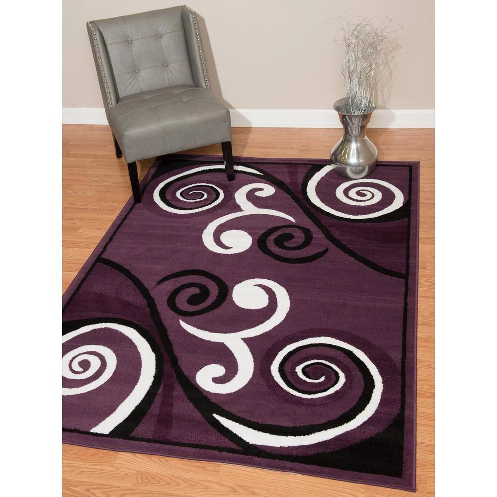 Dallas Billow Plum Runner Rug 2'3 X 7'2" by United Weavers 10 Dallas Billow Plum Runner Rug 2'3 X 7'2" by United Weavers - Image 8