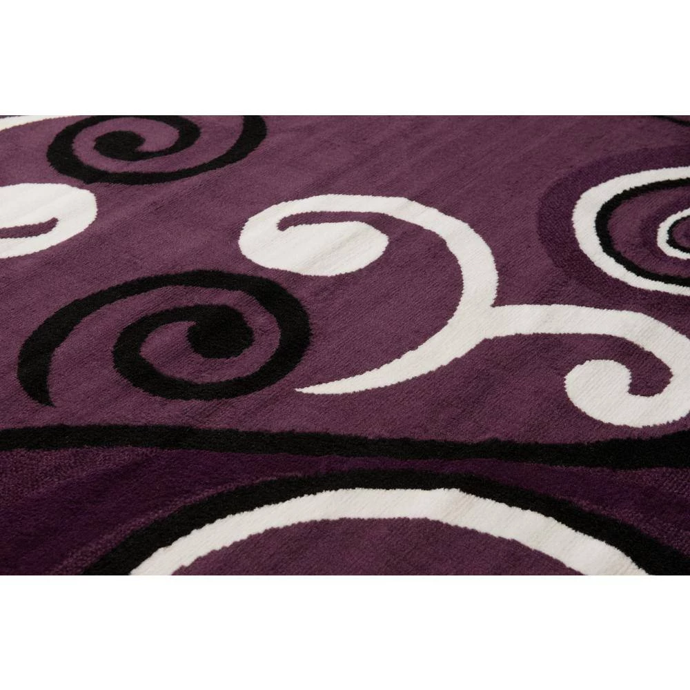Dallas Billow Plum Runner Rug 2'3 X 7'2" by United Weavers 7 Dallas Billow Plum Runner Rug 2'3 X 7'2" by United Weavers - Image 5