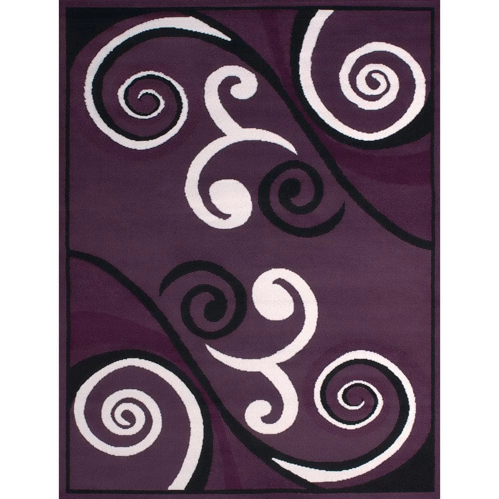 Dallas Billow Plum Runner Rug 2'3 X 7'2" by United Weavers 3 Dallas Billow Plum Runner Rug 2'3 X 7'2" by United Weavers
