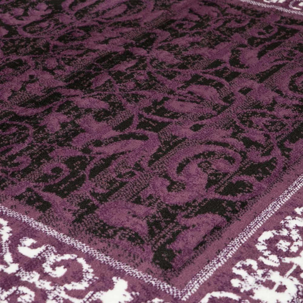 Dallas Baroness Plum 5 ft. x 7 ft. Indoor Area Rug by United Weavers 7 Dallas Baroness Plum 5 ft. x 7 ft. Indoor Area Rug by United Weavers - Image 5