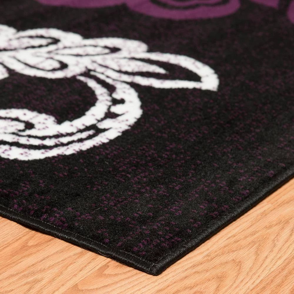 Dallas Trouseau Plum 5 ft. x 7 ft. Indoor Area Rug by United Weavers 4 Dallas Trouseau Plum 5 ft. x 7 ft. Indoor Area Rug by United Weavers - Image 2