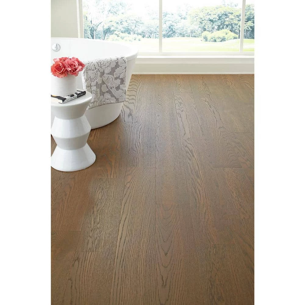 5 in. W Potter's Clay Engineered White Oak Waterproof Hardwood Flooring (16.68 sq. ft./Case) by OptiWood 11 5 in. W Potter's Clay Engineered White Oak Waterproof Hardwood Flooring (16.68 sq. ft./Case) by OptiWood - Image 9