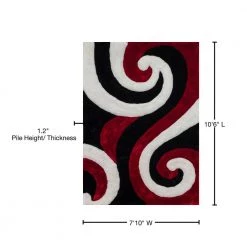 Finesse Summit Red 7 ft. 10 in. x 10 ft. 6 in. Area Rug by United Weavers 8 Finesse Summit Red 7 ft. 10 in. x 10 ft. 6 in. Area Rug by United Weavers -United Weavers shop red united weavers area rugs 2100 21430 912 76 1000