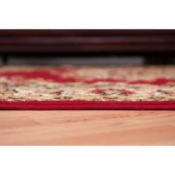 Floral Kerman Red 2 ft. 3 in. x 7 ft. 2 in. Indoor Area Rug by United Weavers -United Weavers shop red united weavers area rugs 851 10130 28a 1d 1000