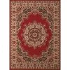 Floral Kerman Red 2 ft. 3 in. x 7 ft. 2 in. Indoor Area Rug by United Weavers