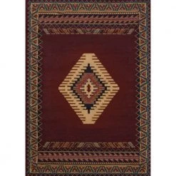 Tuscan Burgundy 5 ft. x 8 ft. Area Rug by United Weavers