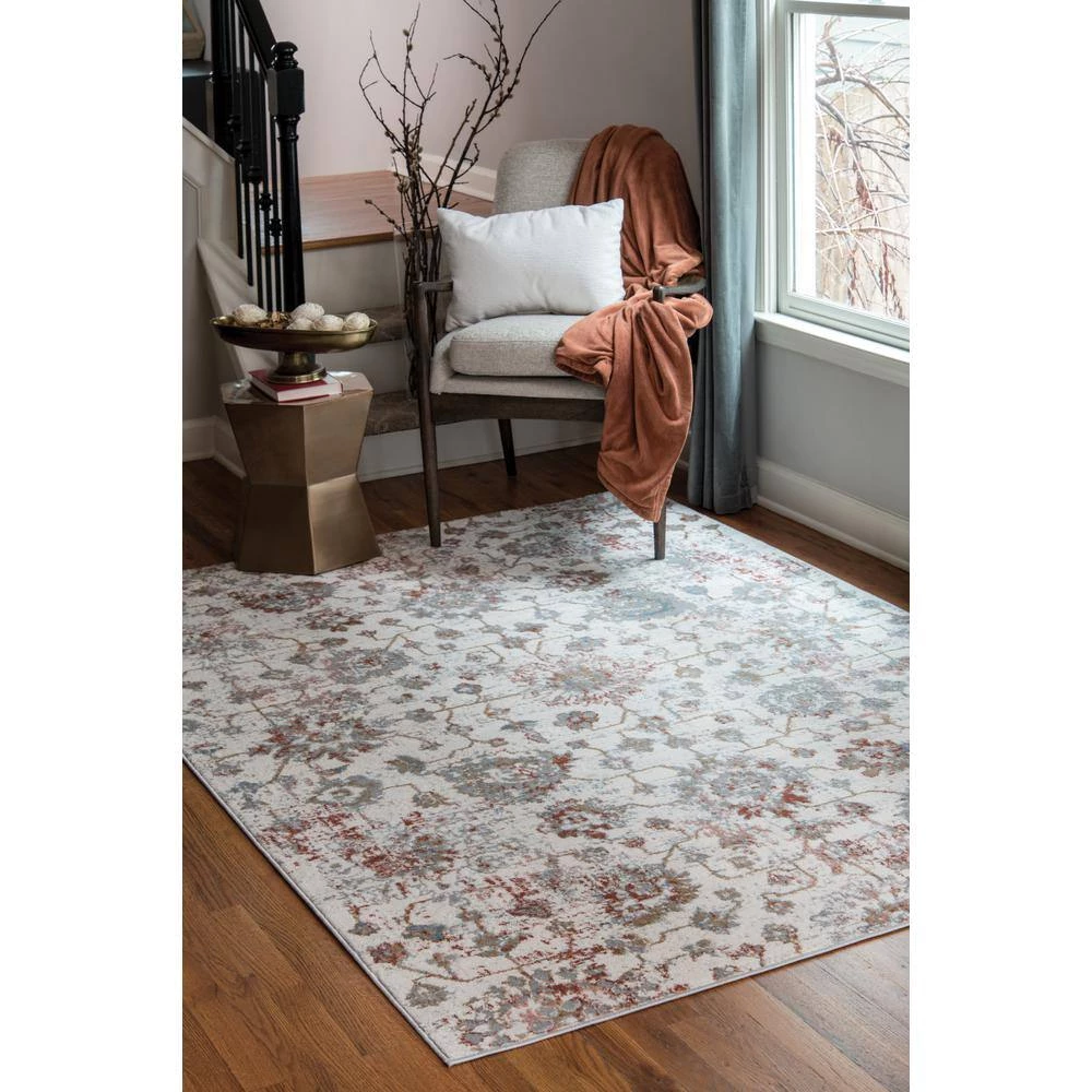 Austin Heirloom Rust 12 ft. 6 in. x 15 ft. Oversize Area Rug by United Weavers 4 Austin Heirloom Rust 12 ft. 6 in. x 15 ft. Oversize Area Rug by United Weavers - Image 2