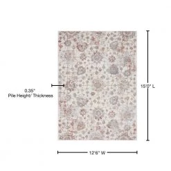 Austin Heirloom Rust 12 ft. 6 in. x 15 ft. Oversize Area Rug by United Weavers 20 Austin Heirloom Rust 12 ft. 6 in. x 15 ft. Oversize Area Rug by United Weavers -United Weavers shop rust united weavers area rugs 4540 20258 1215 76 1000