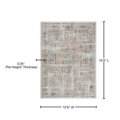 Austin Nixon Rust 12 ft. 6 in. x 15 ft. Oversize Area Rug by United Weavers -United Weavers shop rust united weavers area rugs 4540 20558 1215 76 1000