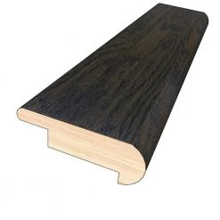 Rustic Barn 3/4 in. Thick x 2 in. Width x 78 in. Length Hardwood Overlap Stair Nose Molding by OptiWood