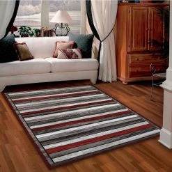 Studio Painted Deck Scarlet 1 ft. 11 in. x 7 ft. 2 in. Indoor Area Rug by United Weavers -United Weavers shop scarlet united weavers area rugs 710 00431 28 31 1000