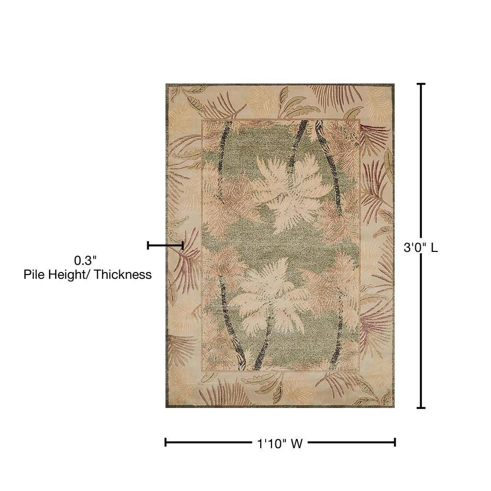 Panama Jack Original Lanai Seafoam 2 ft. x 3 ft. Area Rug by United Weavers 6 Panama Jack Original Lanai Seafoam 2 ft. x 3 ft. Area Rug by United Weavers - Image 4