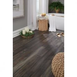 Shadow Gray 0.28 in. Thick x 5 in. Width x Varying Length Waterproof Engineered Hardwood Flooring (16.68 sq. ft./case) by OptiWood -United Weavers shop shadow gray optiwood engineered hardwood 711012 a0 1000