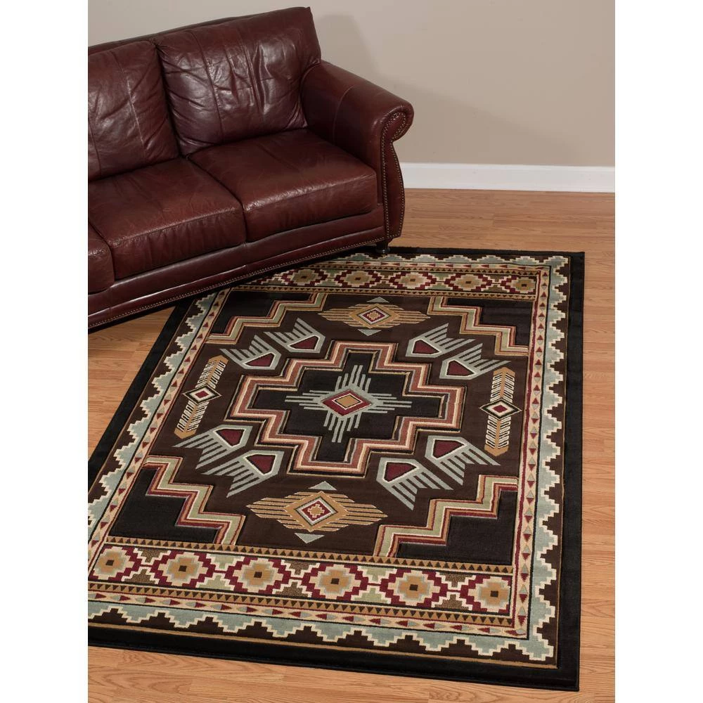 Designer Contours CEM Talon Smoke Blue 3 ft. x 7 ft. Area Rug by United Weavers 4 Designer Contours CEM Talon Smoke Blue 3 ft. x 7 ft. Area Rug by United Weavers - Image 2