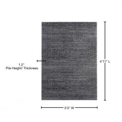 Tranquility Zuelia Smoke 3 ft. 3 in. x 4 ft. 11 in. Area Rug by United Weavers -United Weavers shop smoke united weavers area rugs 1840 20877 359 76 1000