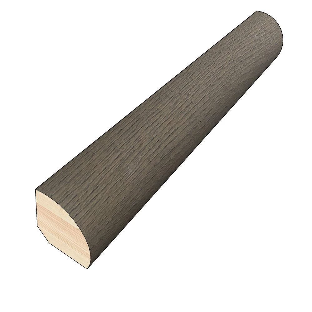 Stormy Gray 0.75 in. Thick x 0.75 in. Width x 78 in. Length Quarter Round Hardwood Molding by OptiWood 4 Stormy Gray 0.75 in. Thick x 0.75 in. Width x 78 in. Length Quarter Round Hardwood Molding by OptiWood - Image 2