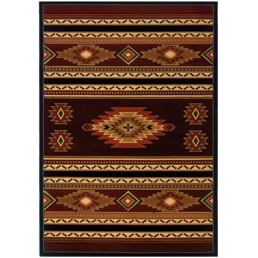 Designer Contours CEM Soaring Diamond Terracotta 5 ft. x 8 ft. Area Rug by United Weavers 3 Designer Contours CEM Soaring Diamond Terracotta 5 ft. x 8 ft. Area Rug by United Weavers