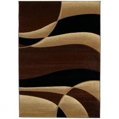 Contours Avalon Toffee Runner Rug 2'7" x 7'4" by United Weavers