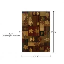 Designer Contours CEM Autumn Bliss Toffee 3 ft. x 7 ft. Area Rug by United Weavers -United Weavers shop toffee united weavers area rugs 511 25159 28c 76 1000