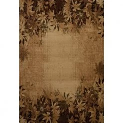 Designer Contours CEM Autumn Trace Toffee 3 ft. x 4 ft. Mat Rug by United Weavers