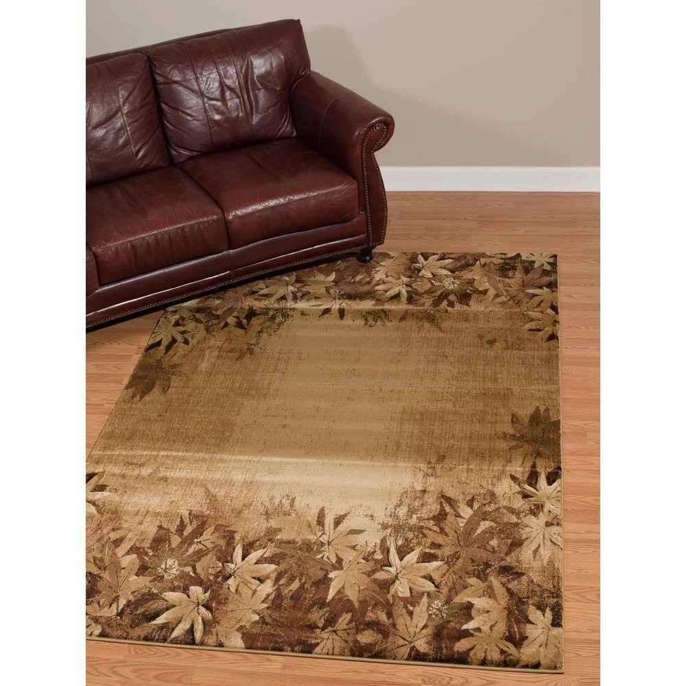Designer Contours CEM Autumn Trace Toffee 3 ft. x 4 ft. Mat Rug by United Weavers 4 Designer Contours CEM Autumn Trace Toffee 3 ft. x 4 ft. Mat Rug by United Weavers - Image 2
