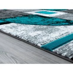 Bristol Epsilon Turquoise 5 ft. 3 in. x 7 ft. 6 in. Area Rug by United Weavers -United Weavers shop turquoise united weavers area rugs 2050 10169 69 c3 1000