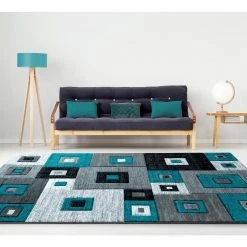 Bristol Cicero Turquoise 5 ft. 3 in. x 7 ft. 6 in. Area Rug by United Weavers 13 Bristol Cicero Turquoise 5 ft. 3 in. x 7 ft. 6 in. Area Rug by United Weavers -United Weavers shop turquoise united weavers area rugs 2050 10269 69 31 1000