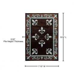 Bristol Casselton Turquoise 7 ft. 10 in x 10 ft. 6 in. Area Rug by United Weavers -United Weavers shop turquoise united weavers area rugs 2050 11069 912 76 1000
