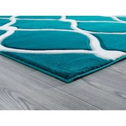 Bristol Rodanthe Turquoise 7 ft. 10 in. x 7 ft. 10 in. Round Rug by United Weavers 10 Bristol Rodanthe Turquoise 7 ft. 10 in. x 7 ft. 10 in. Round Rug by United Weavers -United Weavers shop turquoise united weavers area rugs 2050 11569 88r 4f 1000