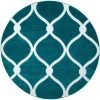 Bristol Rodanthe Turquoise 7 ft. 10 in. x 7 ft. 10 in. Round Rug by United Weavers -United Weavers shop turquoise united weavers area rugs 2050 11569 88r 64 1000