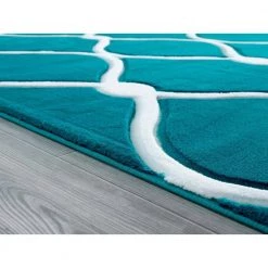 Bristol Rodanthe Turquoise 7 ft. 10 in. x 7 ft. 10 in. Round Rug by United Weavers 9 Bristol Rodanthe Turquoise 7 ft. 10 in. x 7 ft. 10 in. Round Rug by United Weavers -United Weavers shop turquoise united weavers area rugs 2050 11569 88r c3 1000