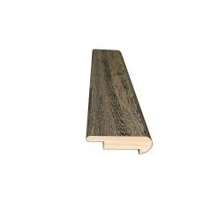 Weathered Oak 0.45 in. Thick x 2 in. Width x 78 in. Length Overlap Stair Nose Molding by OptiWood