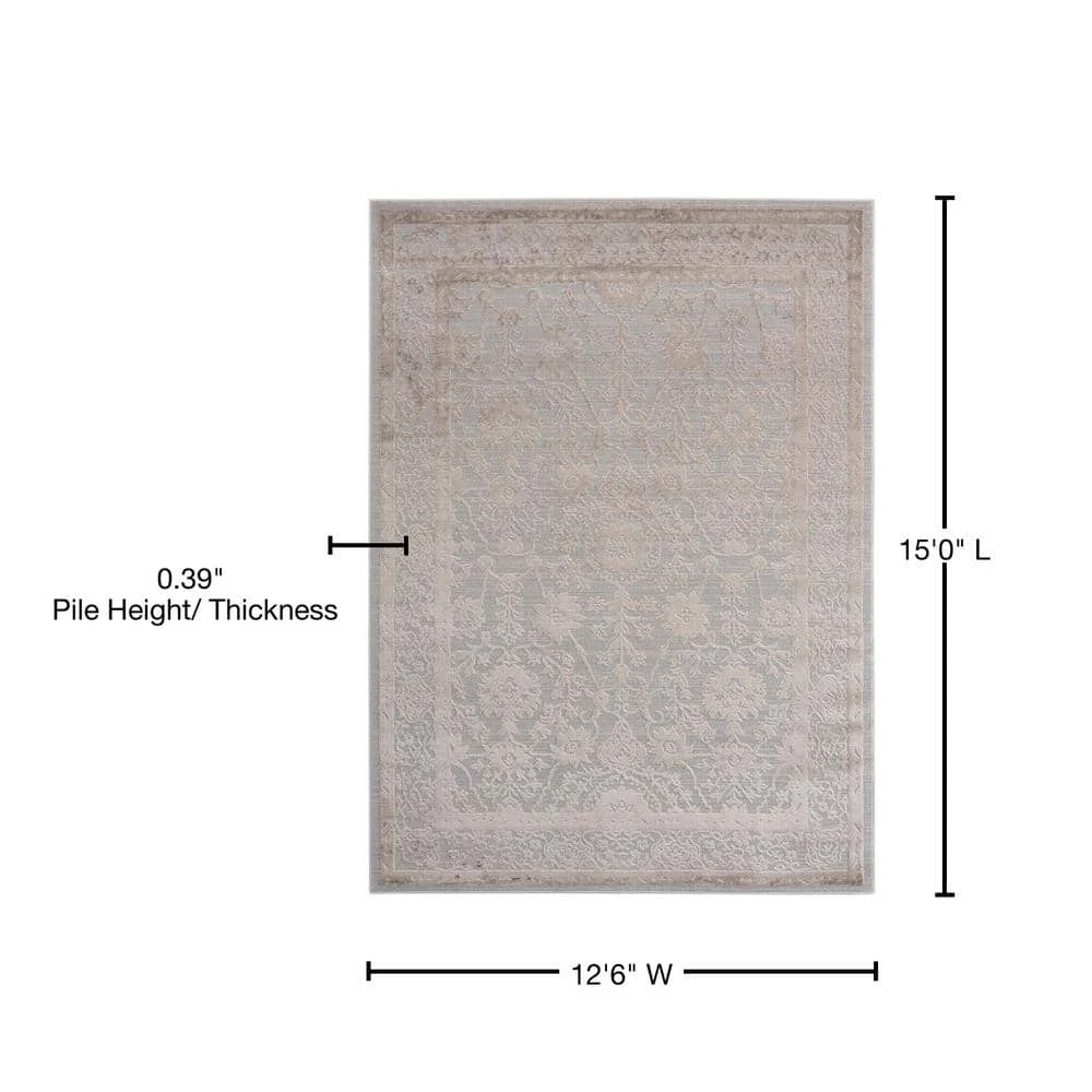 Cascades Shasta Wheat 12 ft. 6 in. x 15 ft. Area Rug by United Weavers 7 Cascades Shasta Wheat 12 ft. 6 in. x 15 ft. Area Rug by United Weavers - Image 5