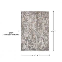 Emojy Murphy Wheat 7 ft. 10 in. x 10 ft. 6 in. Area Rug by United Weavers -United Weavers shop wheat united weavers area rugs 2640 40691 912 76 1000