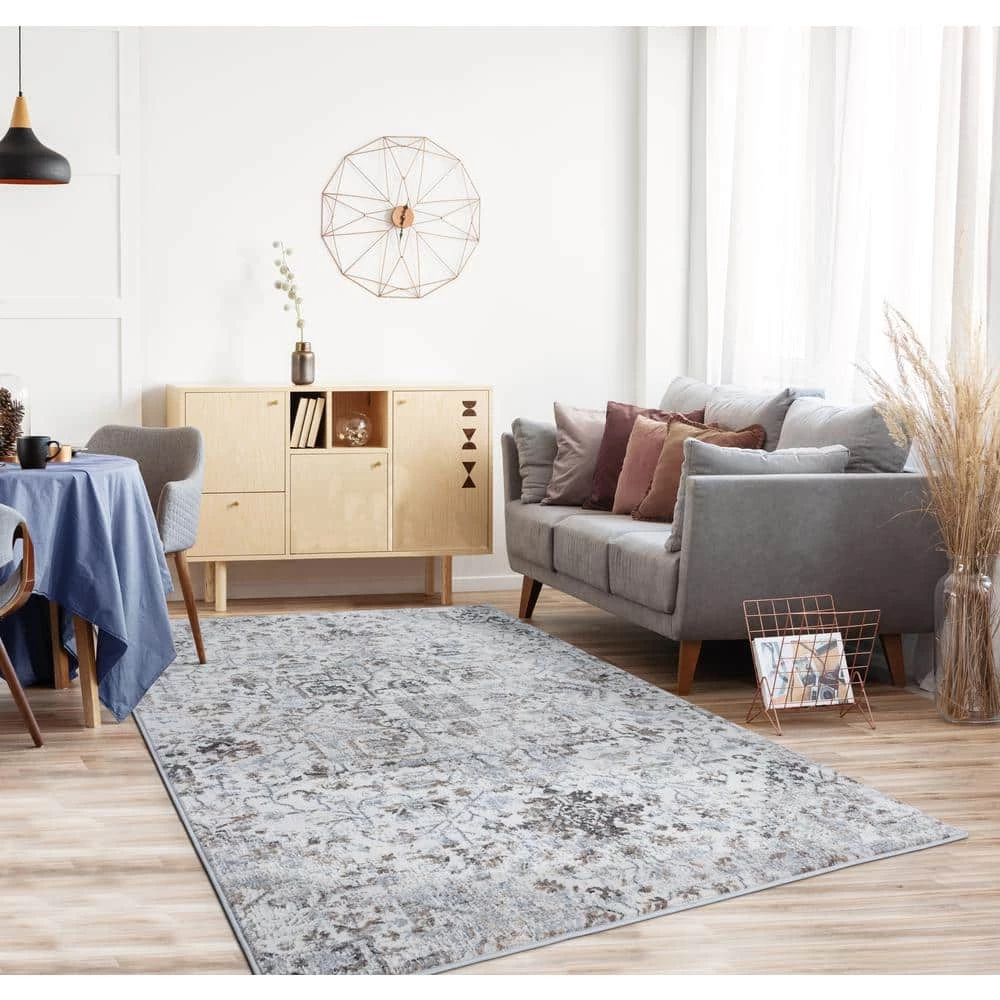 Eternity Callisto Wheat 5 ft. 3 in. x 7 ft. 2 in. Area Rug by United Weavers 4 Eternity Callisto Wheat 5 ft. 3 in. x 7 ft. 2 in. Area Rug by United Weavers - Image 2