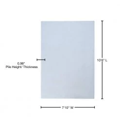 Faux Rabbit Fur Lulia White 7 ft. 10 in. x 10 ft. 6 in. Area Rug by United Weavers -United Weavers shop white united weavers area rugs 2120 40099 912 76 1000