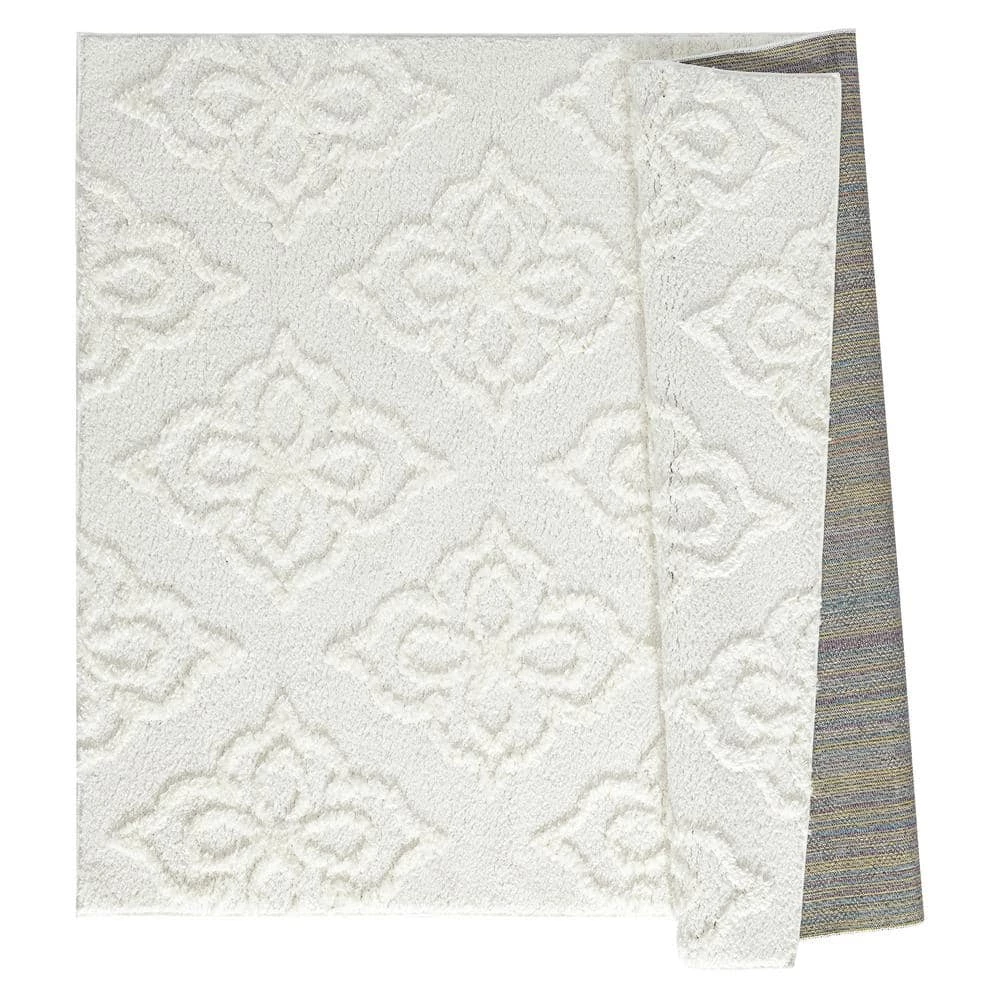 Mellow Hollow White 9 ft. 8 in. x 13 ft. 2 in. Area Rug by United Weavers 5 Mellow Hollow White 9 ft. 8 in. x 13 ft. 2 in. Area Rug by United Weavers - Image 3