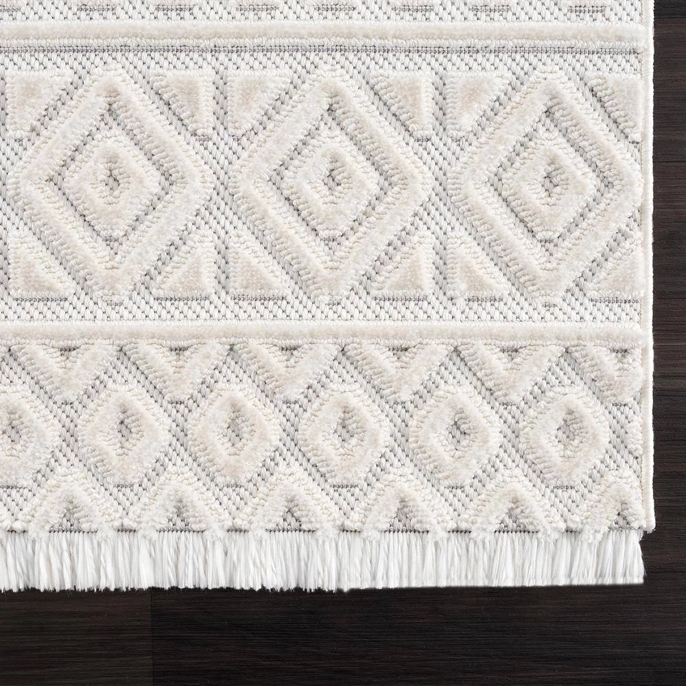 Chelsea Kane White 7 ft. 10 in. x 10 ft. 6 in. Oversize Rug by United Weavers 4 Chelsea Kane White 7 ft. 10 in. x 10 ft. 6 in. Oversize Rug by United Weavers - Image 2