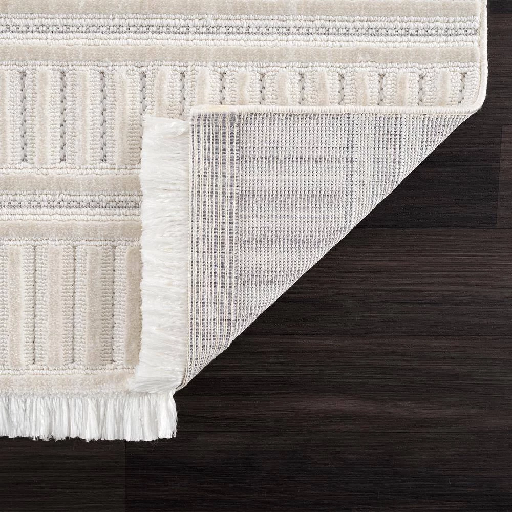 Chelsea Yeager White 7 ft. 10 in. x 10 ft. 6 in. Oversize Rug by United Weavers 5 Chelsea Yeager White 7 ft. 10 in. x 10 ft. 6 in. Oversize Rug by United Weavers - Image 3