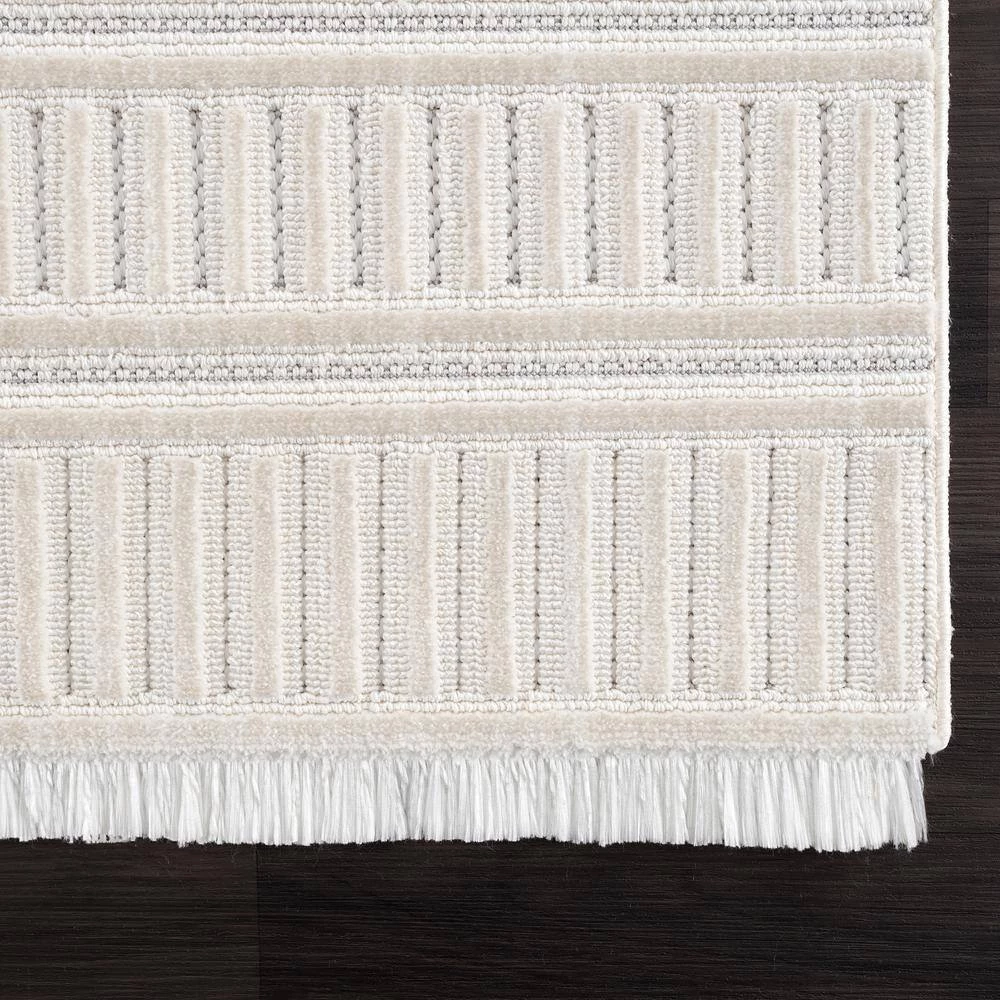 Chelsea Yeager White 7 ft. 10 in. x 10 ft. 6 in. Oversize Rug by United Weavers 4 Chelsea Yeager White 7 ft. 10 in. x 10 ft. 6 in. Oversize Rug by United Weavers - Image 2